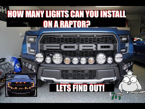 2017-2020 FORD F-150 RAPTOR UNIVERSAL LED LIGHT MOUNT RIGID INDUSTRIES 360 BAR 17 18 19 20 2019 2018