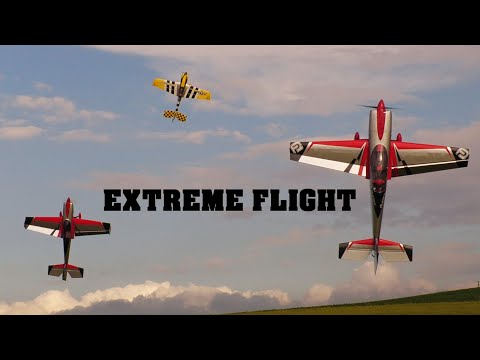 3x 3D aerobatic planes | Extreme Flight | group flying | 4K | Jirice 2022
