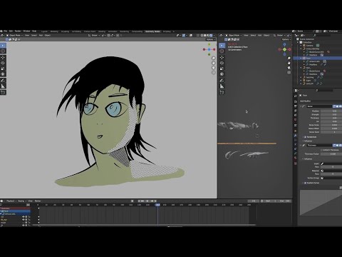 Grease Pencil plus Geometry Nodes