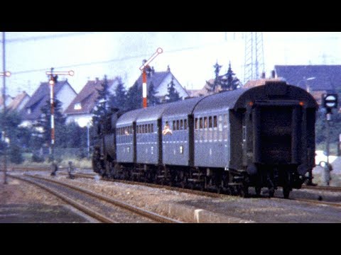 Bundesbahn-Dampf 1974 - Bw Kaiserslautern - Steam trains