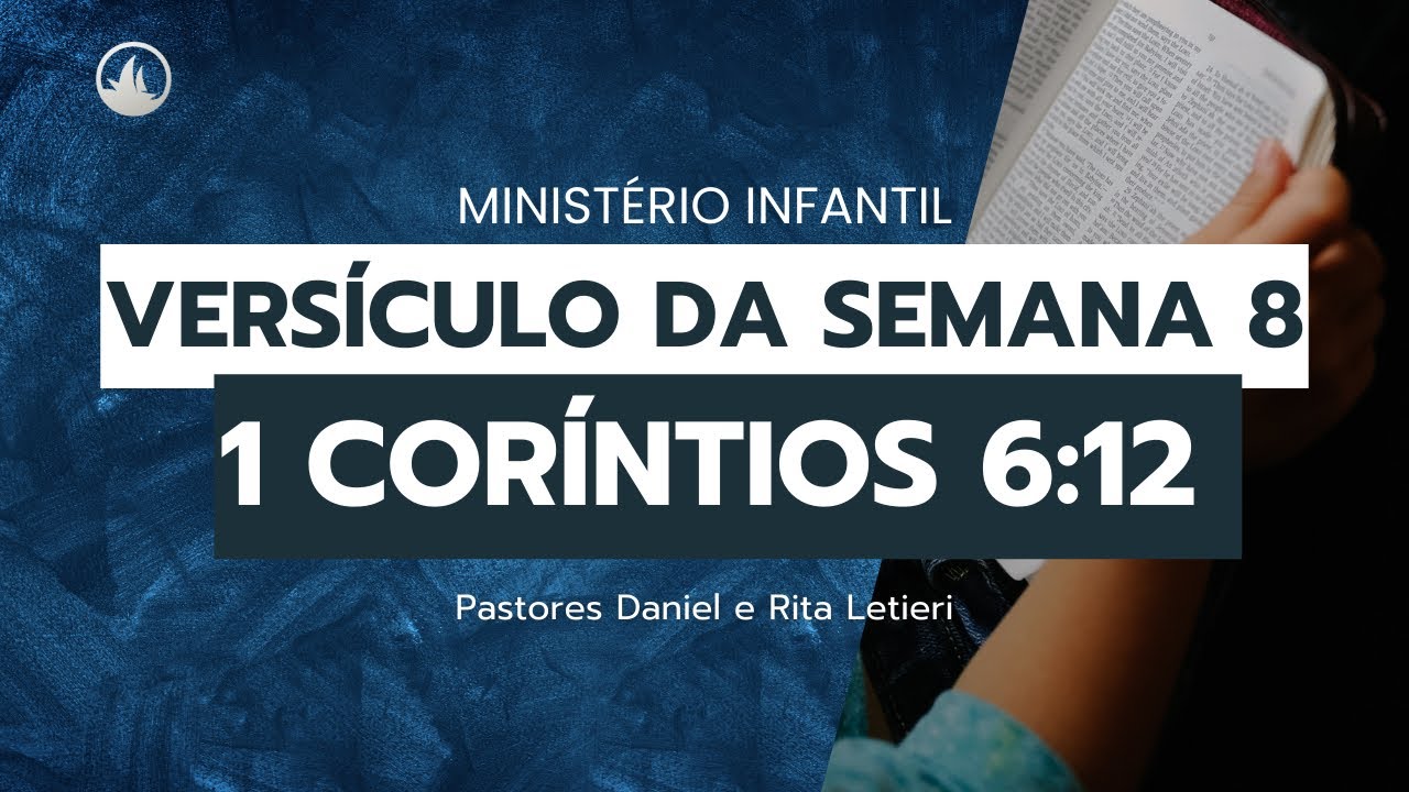Ministério Infantil - Versículo da Semana 8 - 1Co 6:12