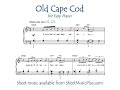 Old Cape Cod (Easy Piano) - Mark Phillips Old Cape Cod (Easy Piano)