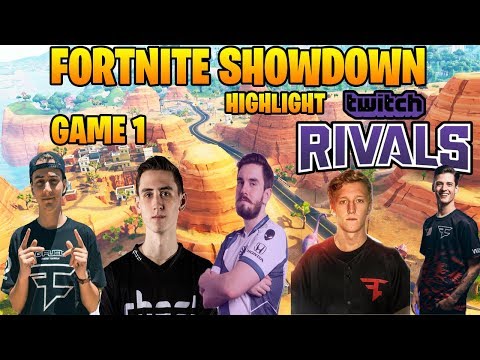 Fortnite Showdown GAME 1!!! Twitch Rival Tournament