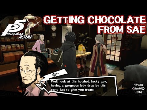 Getting Chocolate from Sae - Persona 5 Royal