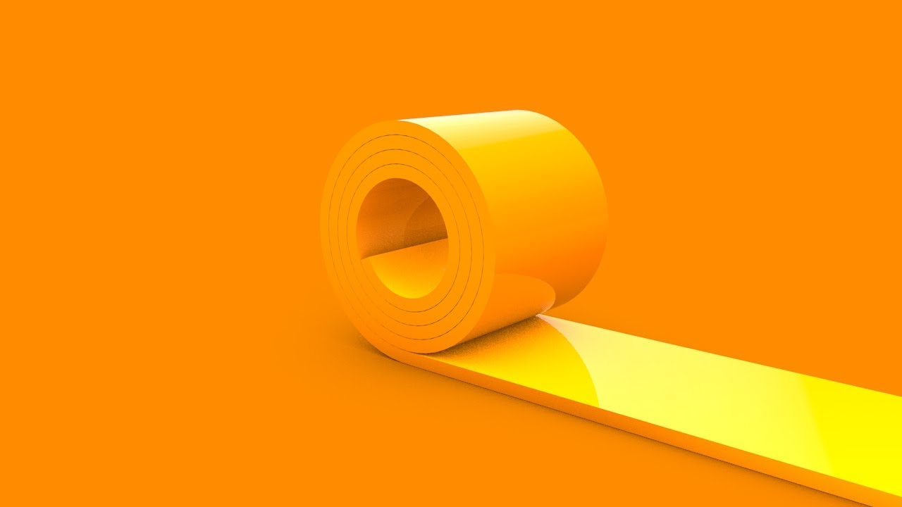 Cinema 4d Tutorial - Rolling Yoga Mat