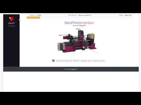 SMuFF WebInterface (3D Printing)