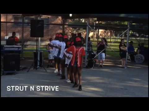 Strut N Strive Dance Team Performs at Block Party