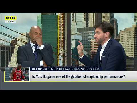 DISRESPECTING THE FLU GAME? Is Michael Jordan's flu game really that impressive? 🤒 | Get Up