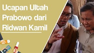 Kang Emil Ucapkan Ulang Tahun untuk Prabowo Subianto