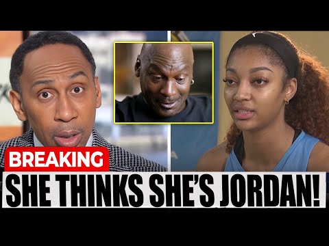 Stephen A Smith DESTROYS Angel Reese After Her Michael Jordan Comparison - She’s NO Caitlin Clark!