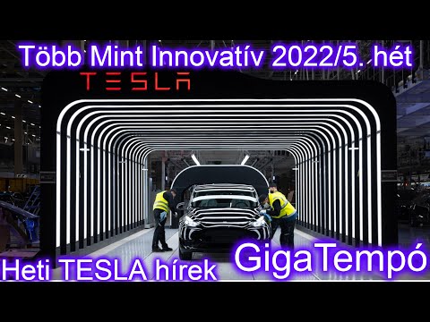 Több Mint Innovatív 2022 5. hét A TESLA negyedéves magyarázata, jól állnak a GigaFactoryk, 60 ezer β