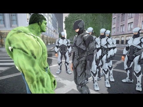 ROBOCOP VS HULK - EPIC BATTLE Video