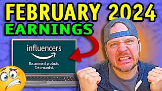 My DEPRESSING Amazon Influencer Program Earnings - February 2024