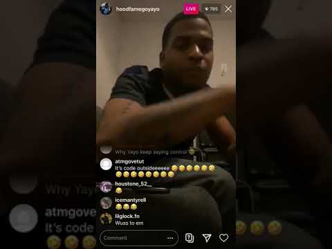 Go Yayo on IG live “Drank gon kill me before an opp do!”