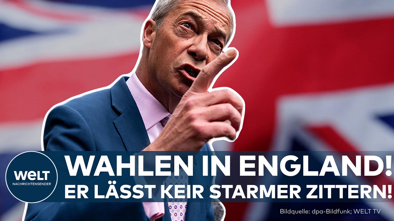 WAHLEN IN ENGLAND: Farage räumt ab! Desaster für Labour-Party! Es ist „ganz persönlich Keir Starmer“