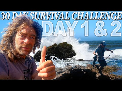 Greg Days 1 & 2 of 30 Day Survival Challenge: Vancouver Island Catch & Cook w/ Amós Rodriguez
