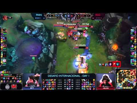 paiN x KLG Jogo 1 Desafio Internacional   Fase de Grupos