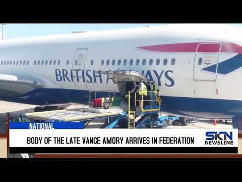 BODY OF THE LATE VANCE AMORY ARRIVES IN FEDERATION
