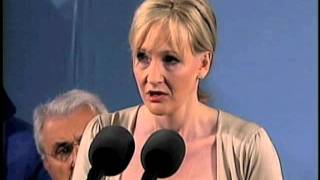 J.K. Rowling Speaks at Harvard Commencement