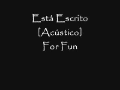 Está Escrito video