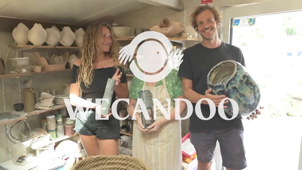 Réalisez votre vase rond à la plaque - Vidéo