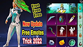 😱FREE EMOTES AFTER UPDATE 1.9 PUBG MOBILE (2022 TRICK) 100% WORKING TRICK