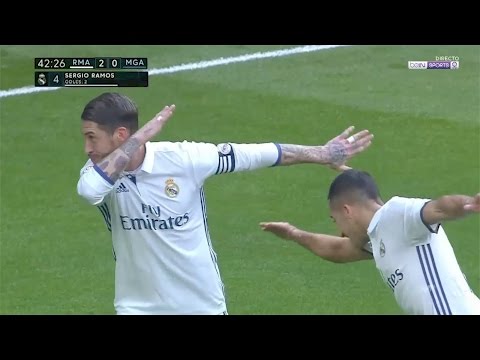 Real Madrid 2-1 Malaga (H) 720p HD 18/01/17