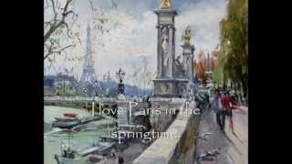Ella Fitzgerald  I Love Paris.... (with lyrics)