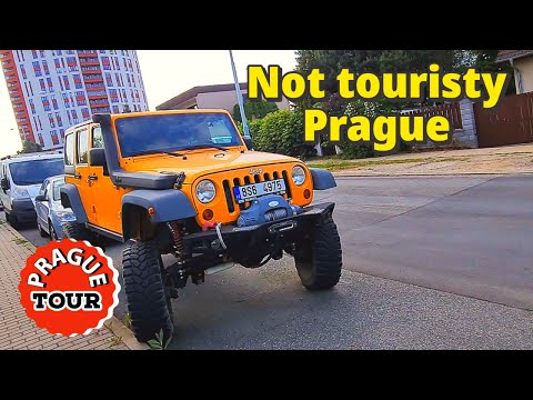 Stodůlky-Praha 5. Walking tour of Prague, Czech Republic.