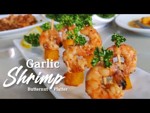 Garlic Butter Shrimp & Butternut Recipe | Easy Party Appetizer