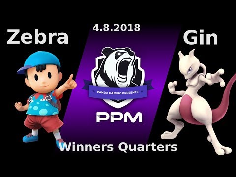 Big PPM 9 - Zebra (Ness) Vs. Gin (Mewtwo) - Winners Quarters