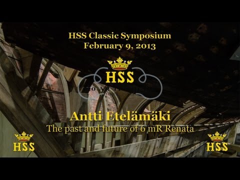 Antti Etelämäki/Club Renata - The past and the future of 6mR Renata - HSS Classic