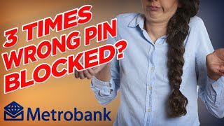HOW TO UNBLOCKED METROBANK ATM CARD || WRONG PIN 3 TIMES AND BLOCKED.