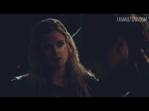The 100- Clexa/Clarke and Lexa first kiss