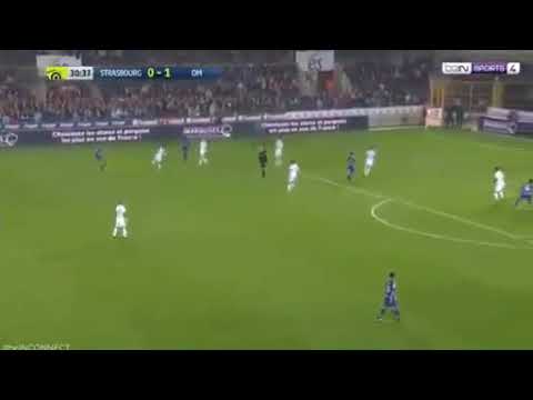 Gol Aholou Strasbourg 1x1 Olympique Marseille