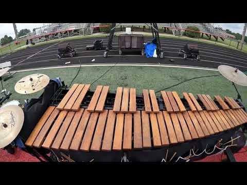 blue knights 2023 "unharnessed" marimba head cam