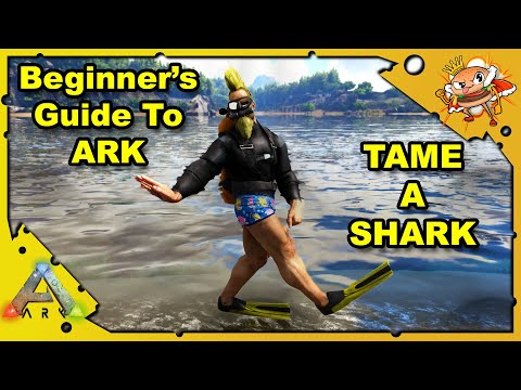 How To Tame A Shark And Start Exploring The Ocean! A Beginners Guide - Ark: Survival Evolved S4E31