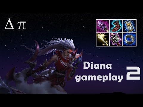 Δ π Diana gameplay vs Heimerdinger Mid [S7]