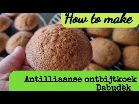 How to make Dabudèk/Antilliaanse ontbijt koek/ easy breakfast muffins/with lots of spice