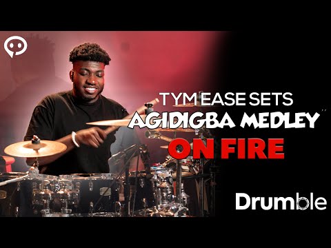 U.S Nigerian born Drummer sets AGIDIGBA MEDLEY on FIRE