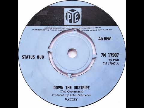 UK New Entry 1970 (89) Status Quo - Down The Dustpipe