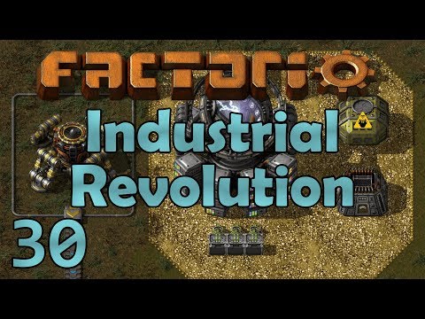 Factorio Industrial Revolution - Season 4 Ep 30 - BEAUTIFUL LTN IRON SMELTING!