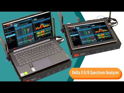 Delta X Portable Real-time Spectrum Analyzer 6Ghz - KJB Delta X Portable Real-time Spectrum Analyzer 6Ghz - KJB