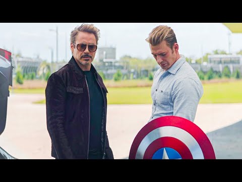 Tony Gives Steve His Shield Back Scene - Avengers: Endgame (2019) Movie Clip 4K