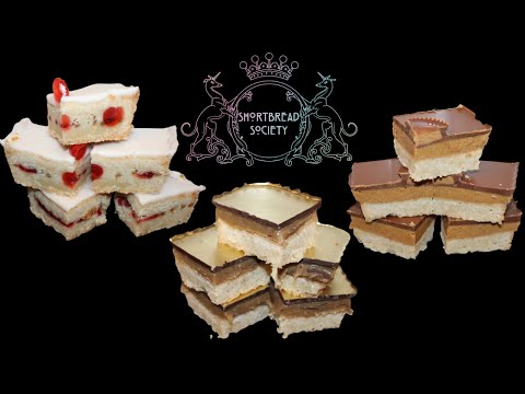 Shortbread Society from Goldbelly: Cherry Bakewell, Billionaire’s Shortbread & Peanut Butter Cup