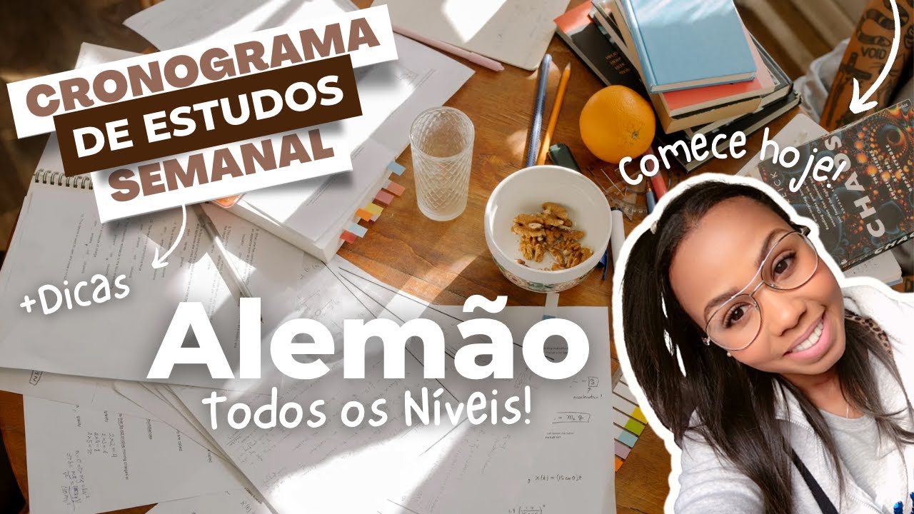 Comece hoje! Como organizar seu Cronograma de Estudos e aprender Alemão de forma eficiente!🤓