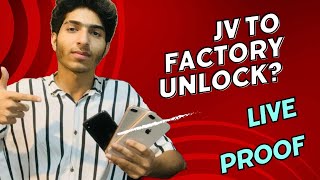 How to covert jv iPhone into factory unlock | jv to factory unlock | unlock any carrier in Hindi