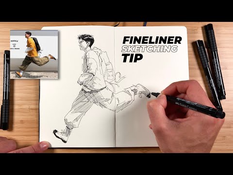 Improve your INK PEN SKETCHING with this easy tip