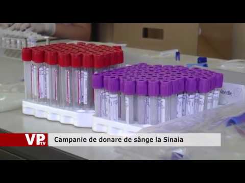 Campanie de donare de sânge la Sinaia