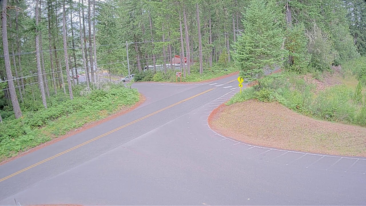 Live webcam view of Mason Lake Road, rampa de botes
